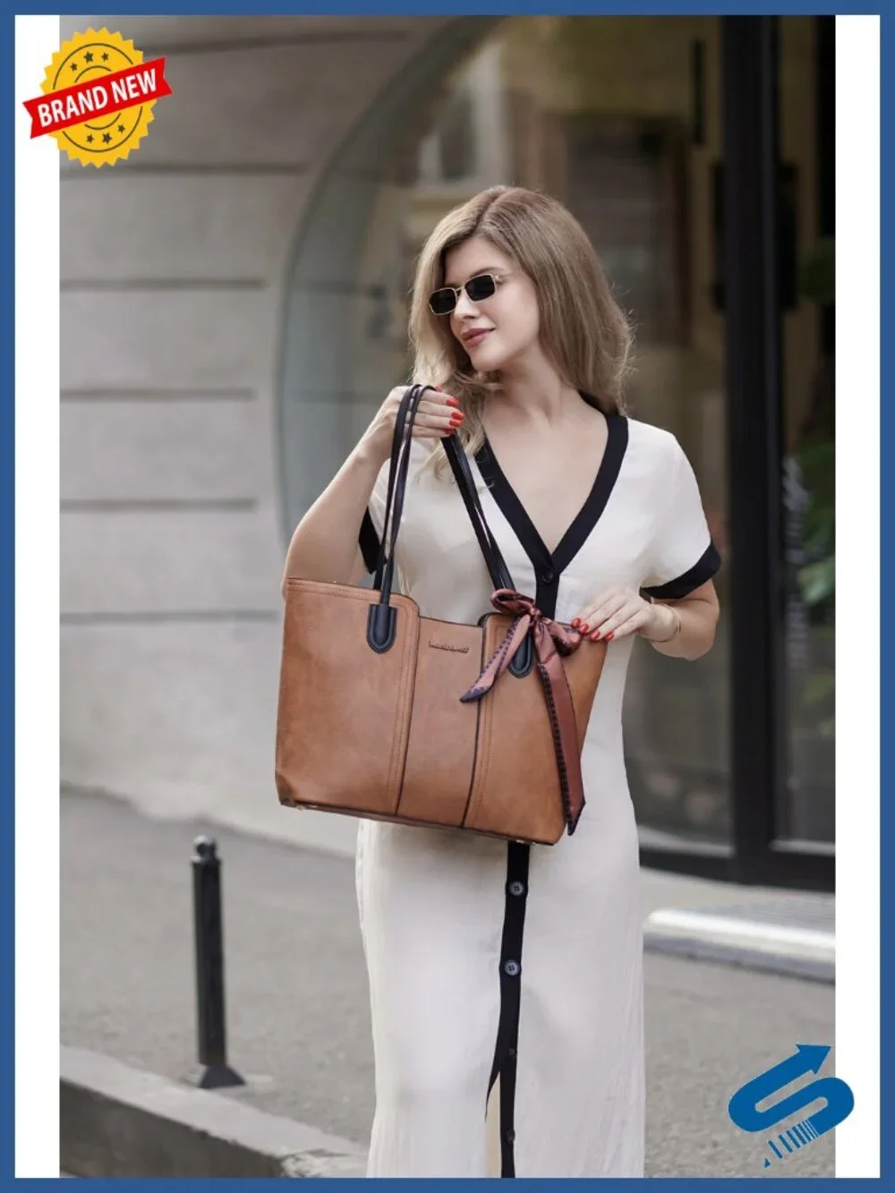 Faux Leather Hobo Tote with Scarf Top Zipper Closure Women's Handbag